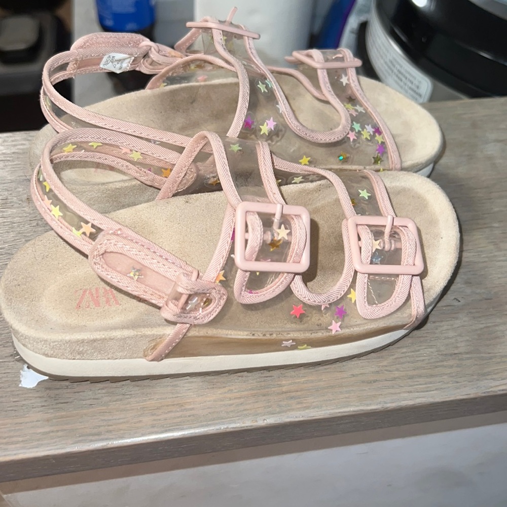 Zara Clear star sandals